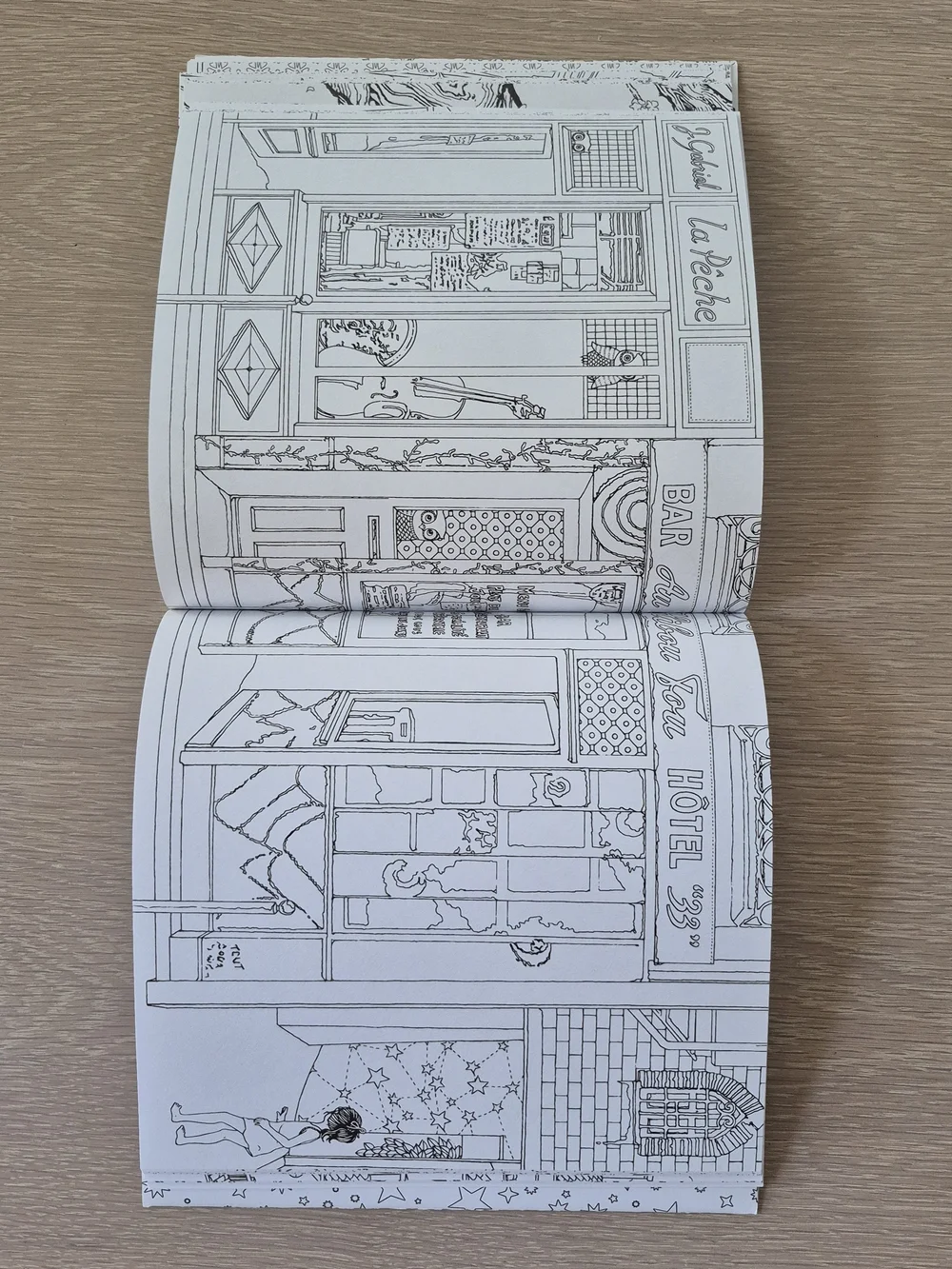 The Time Garden Coloring Book – White with Gold Accents